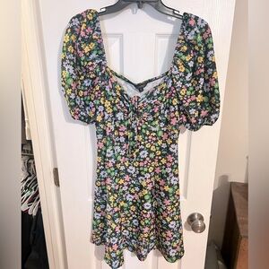 Miss Selfridge summer floral mini dress NWOT